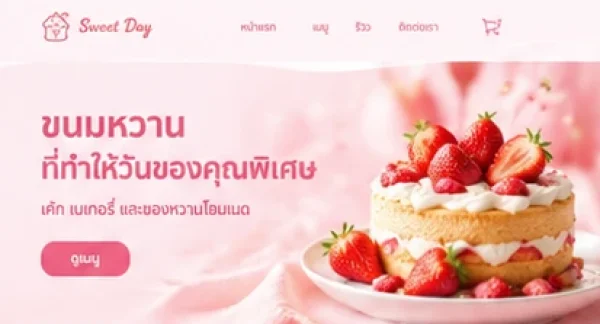 ตัวอย่างเทมเพลต Bakery & Dessert
